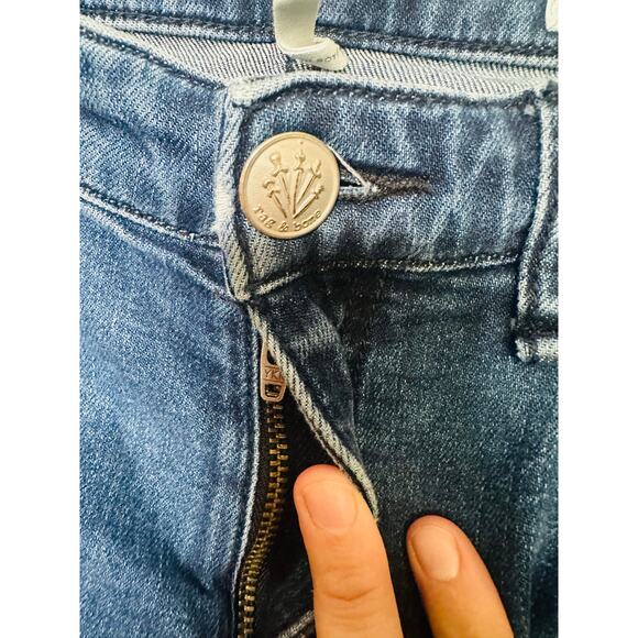 RAG & BONE Dark Wash Denim Dre Low Rise Subtle Cuff Boyfriend Jeans Size 26 - Picture 9 of 14